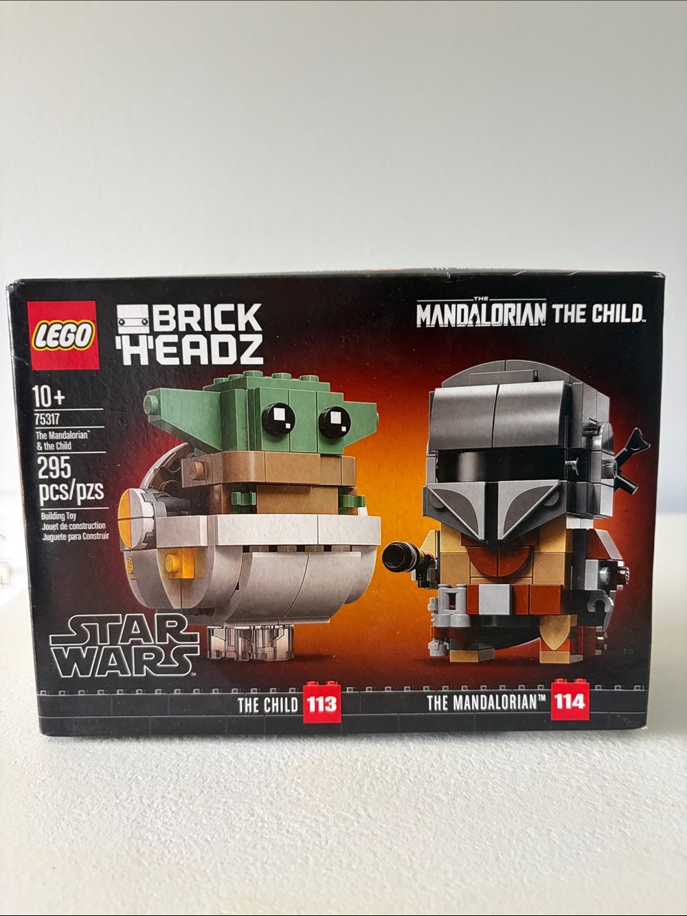 Lego BrickHeadz The Mandalorian & The Child - Green, Gray, Brown
